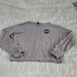 Divided Gray NASA Women's Sweater